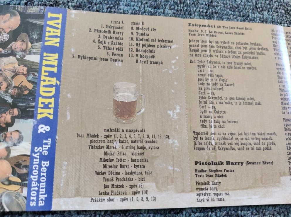 MC kazeta Ivana Mládka - v hospodě u 6 trampů - 6