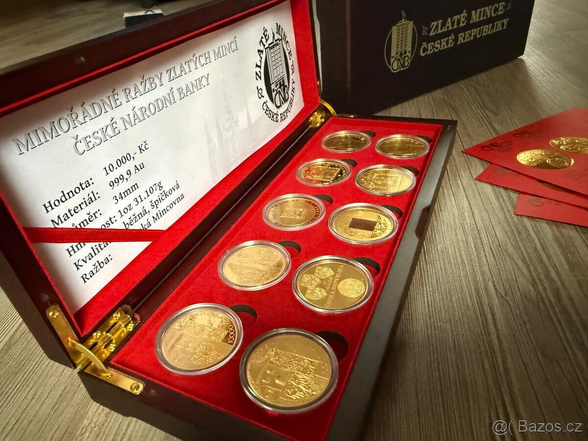 Univerzální etue pro zlaté mince 10x 1oz 39mm - 6