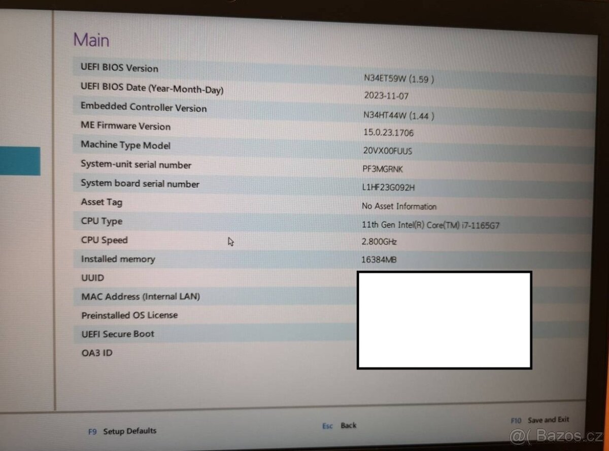 lenovo ThinkPad P14s i7 16G 1TB T500 4G - 6