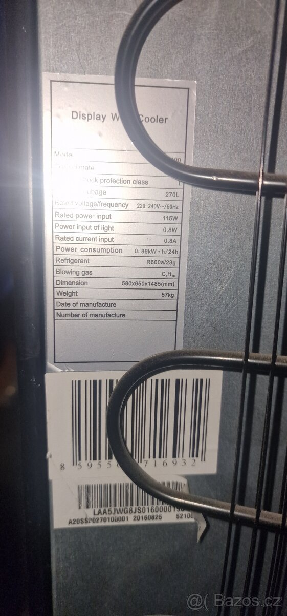 Vinotéka s kompresorem Guzzanti GZ 100 - 6