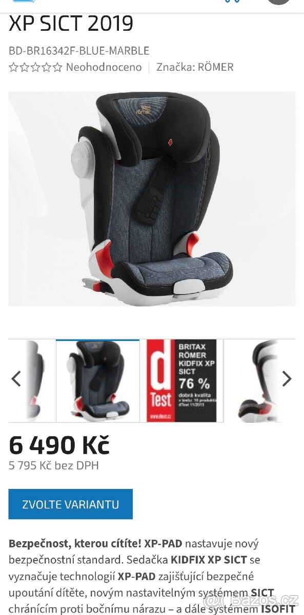 Autosedačka Britax Romer - 6