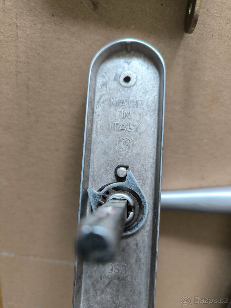 4x dveřní klika s kováním a zámkem - 6