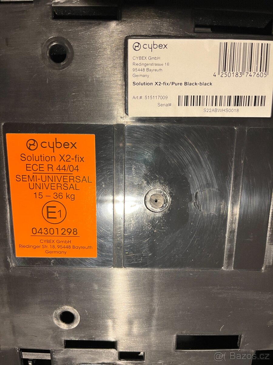 Dětská autosedačka Cybex Solution X2-fix 15-36 kg - 6