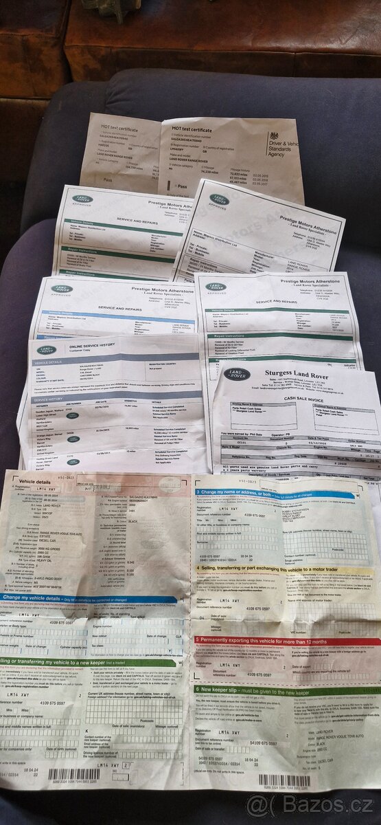 Range rover Vogue L405 2014 3.0tdv6 hse díly z celého vozu - 6