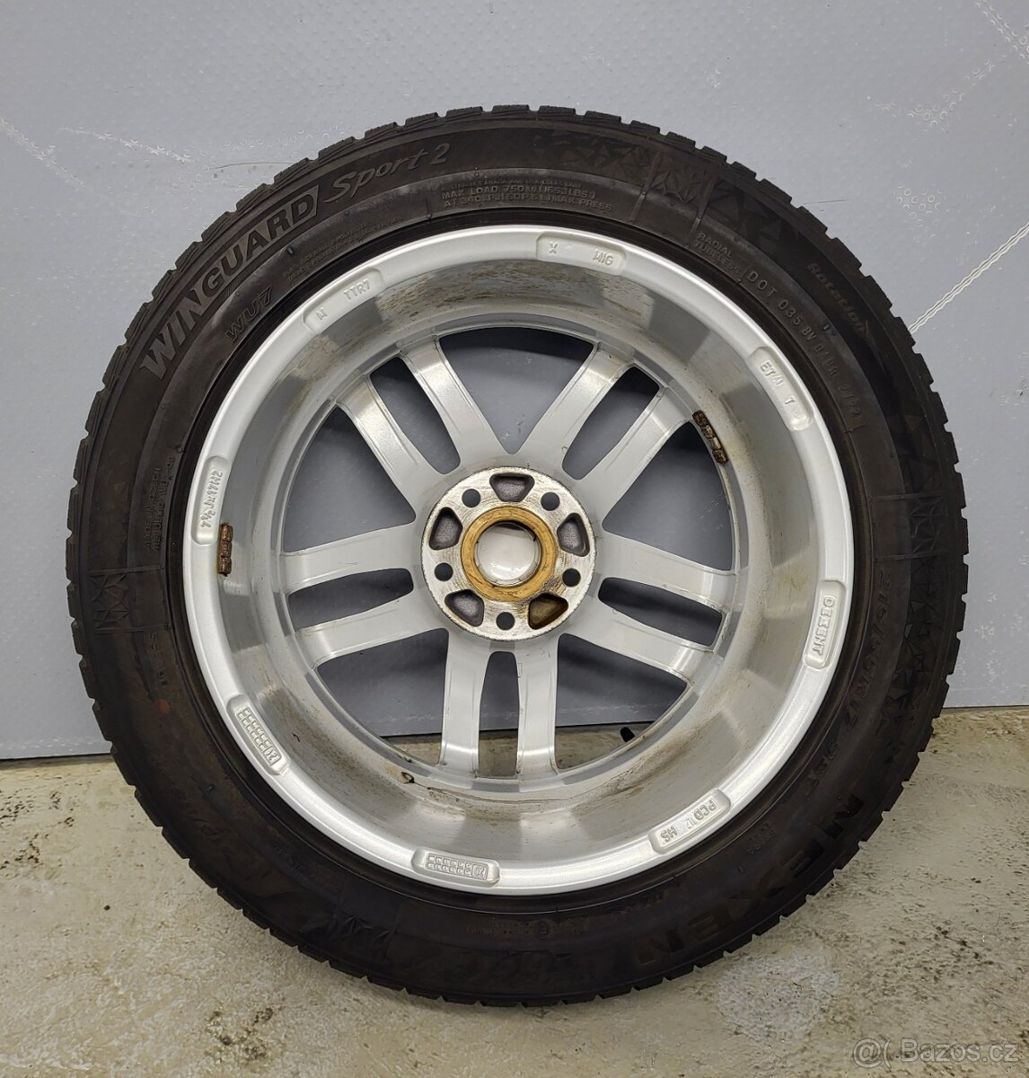 Alu kola Dezent 17" 5x112 zimní pneu 5-5,5mm - 6