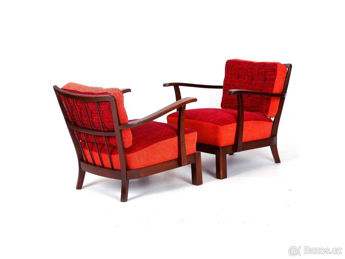 Originální křesla THONET po přečalounění. - 6