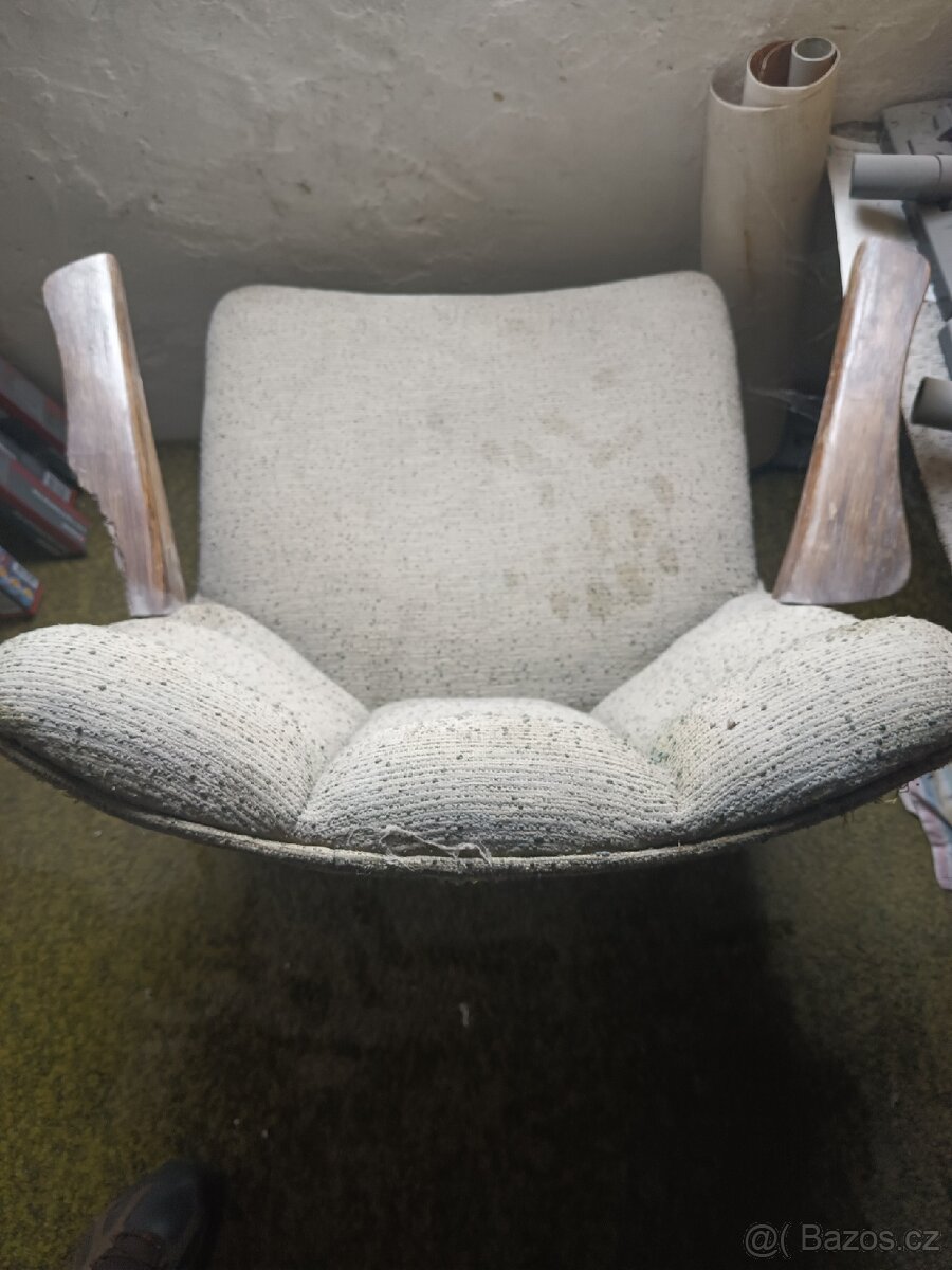 Art Deco křeslo ve velmi dobrém stavu. - 6