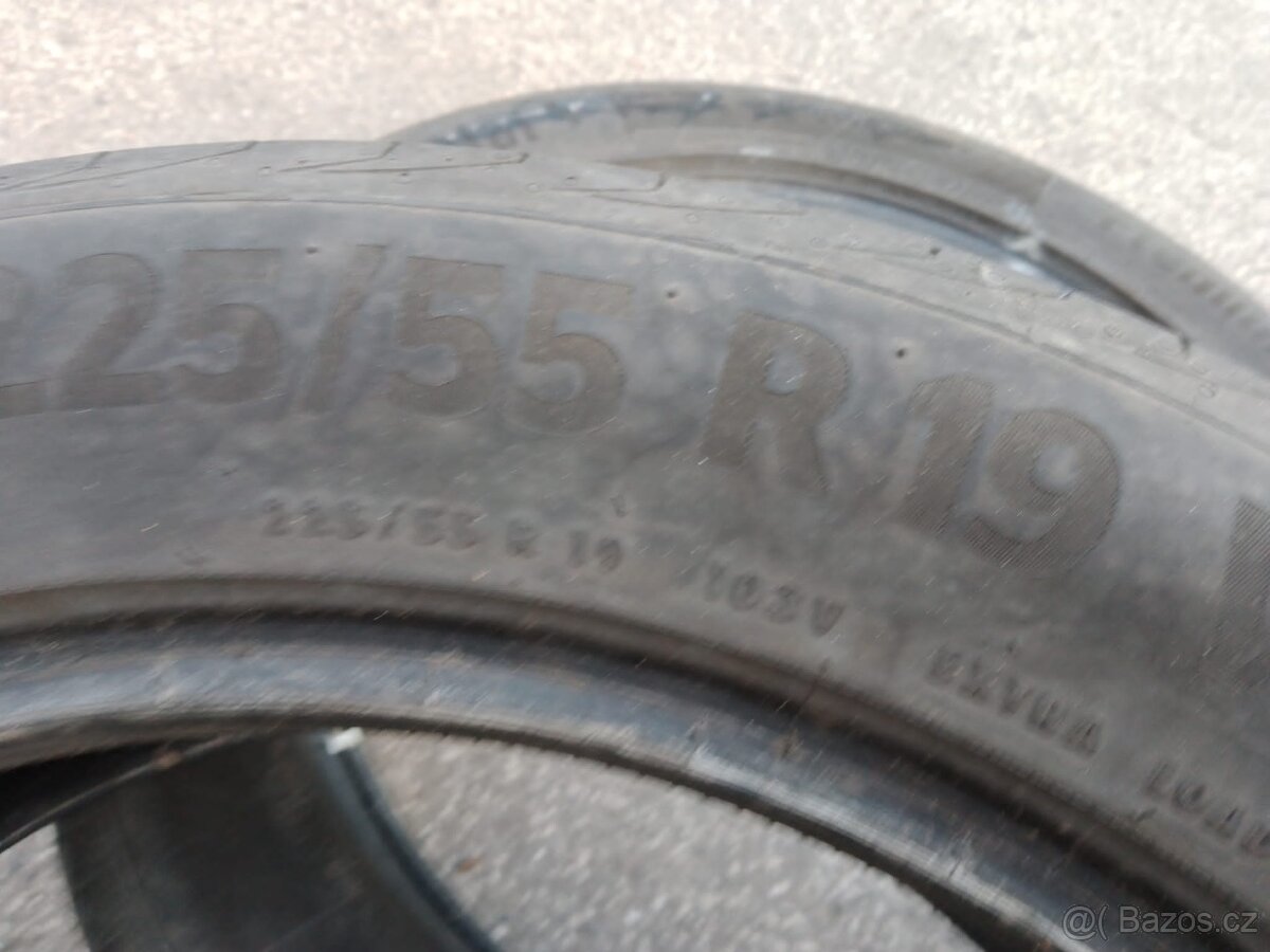 225/55/19 103v Continental - letní pneu 2ks - 6
