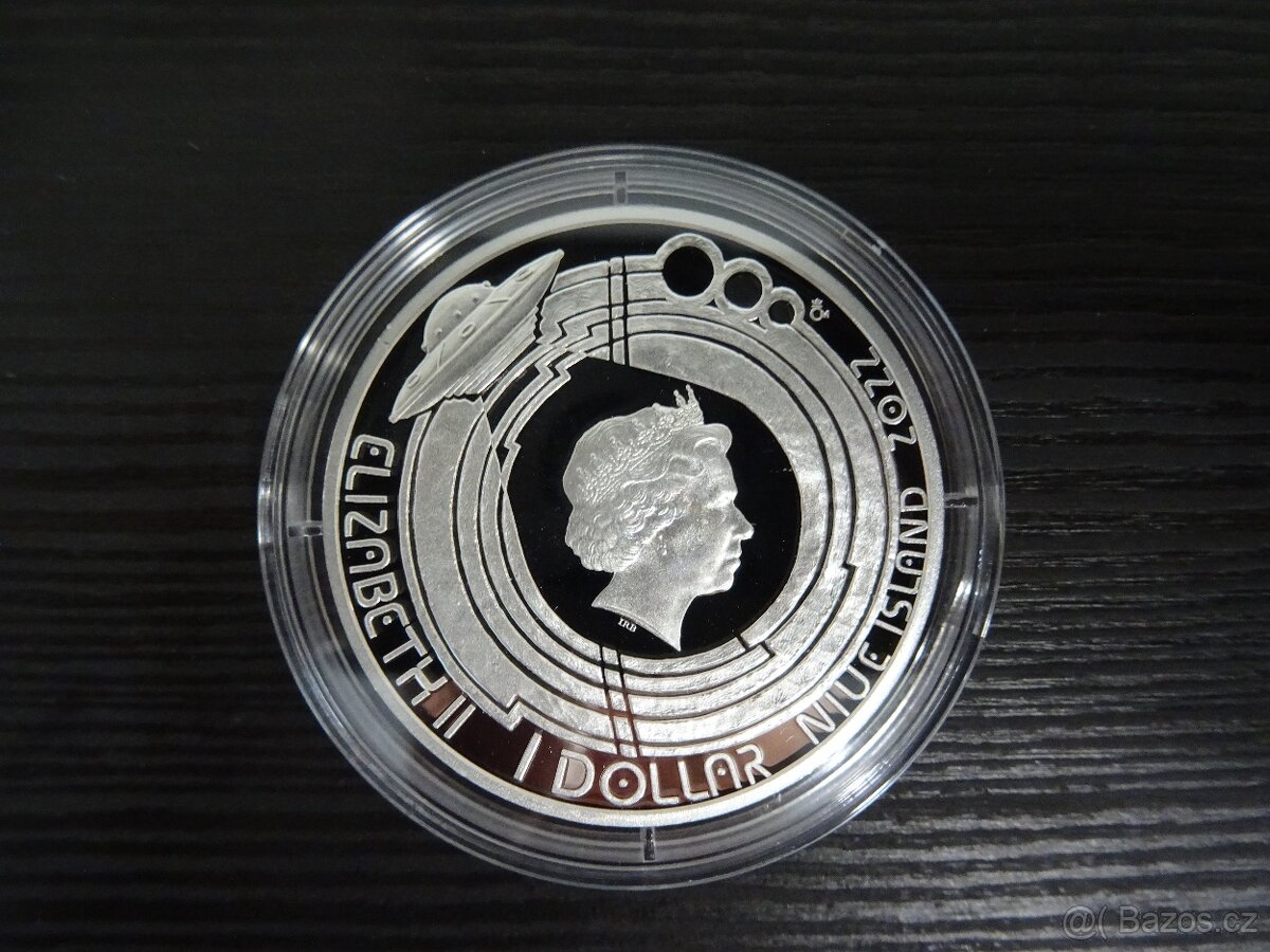 Stříbrná mince Mléčná dráha - První tvor na oběžné dráze - 6