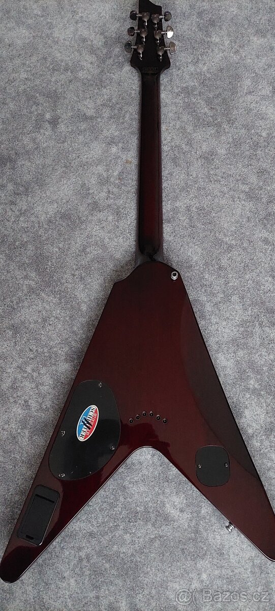 SCHECTER V-1 Hellraiser Black Cherry - 6