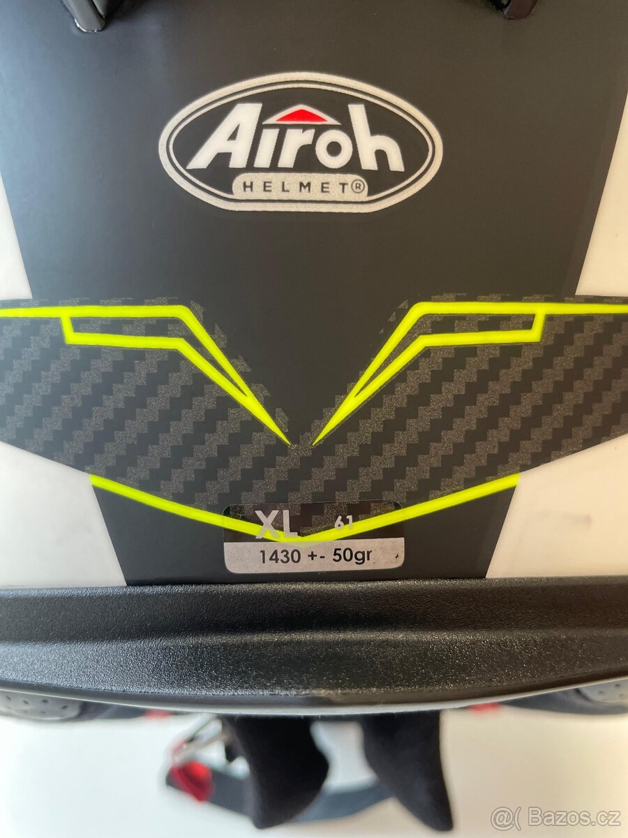 AIROH GP 550S VENON - (bílá/černá/fluo) - 6