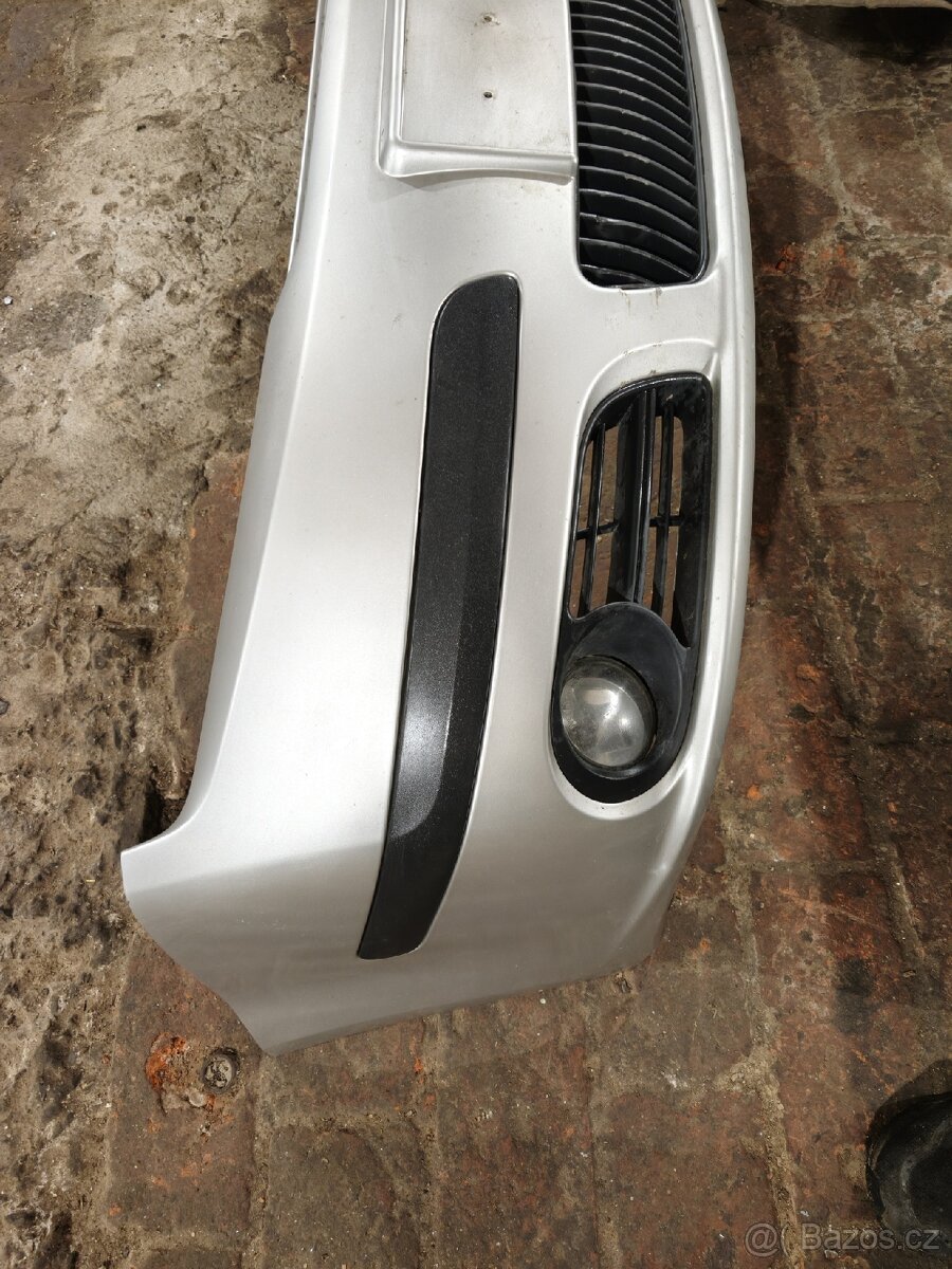 Fabia 1 facelift, přední nárazník, stříbrná 9102 - 6