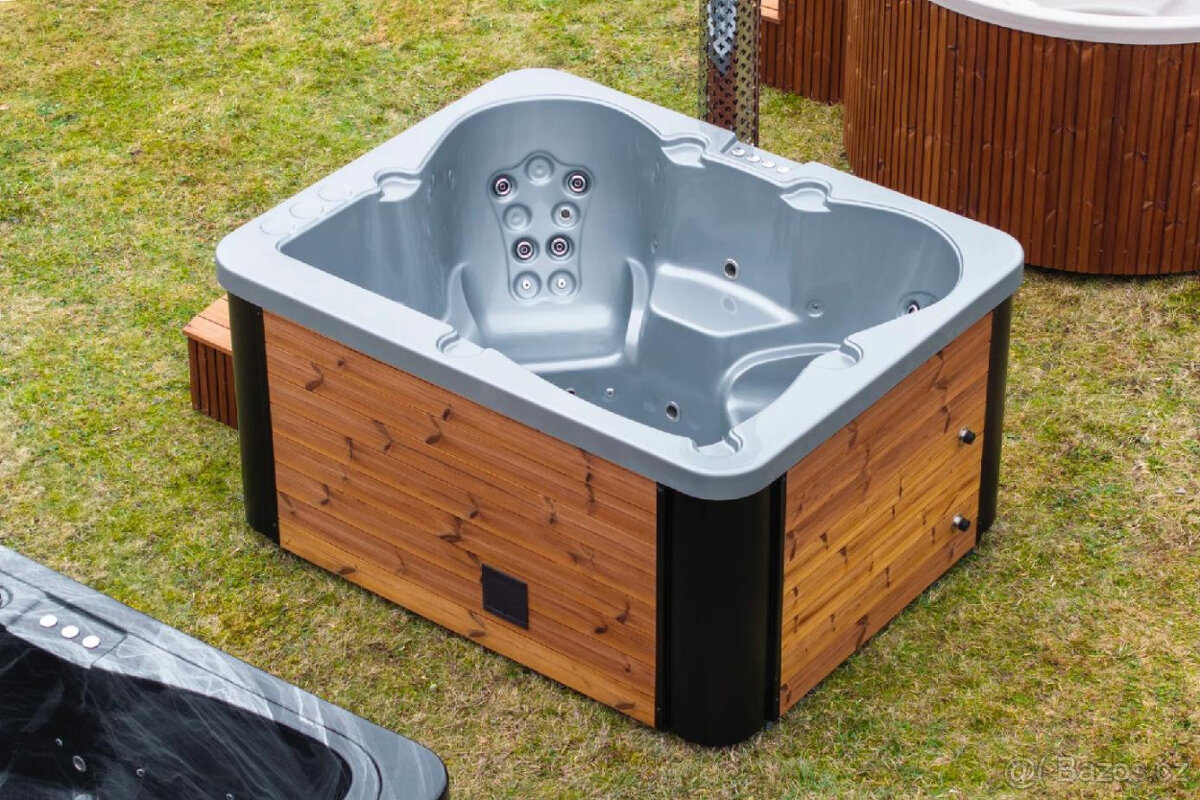 Akrylátová venkovní viřivka Marivox, hot tub, koupací sud - 6