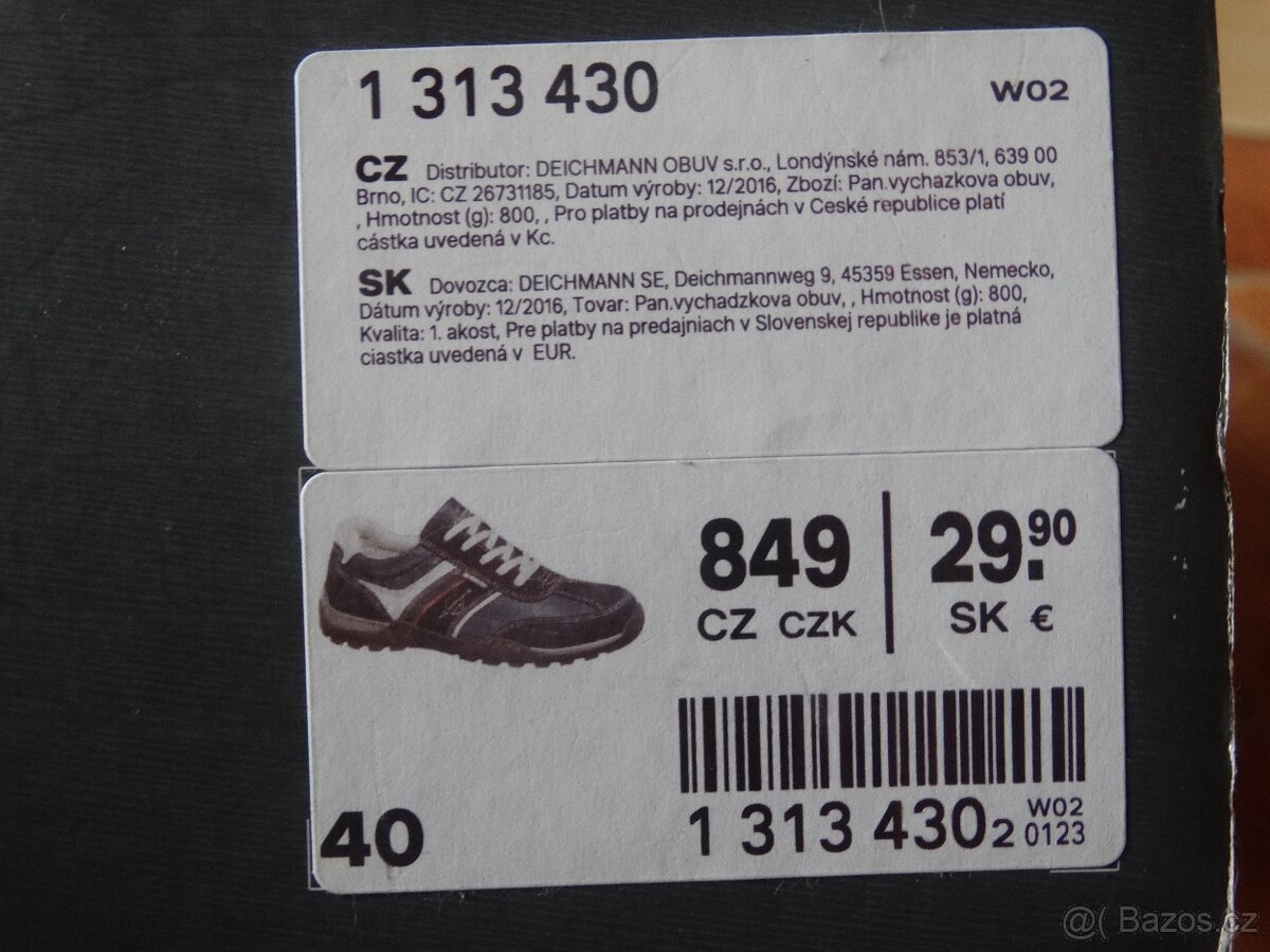 Polobotky boty Memphis vel. 40 nové - 6