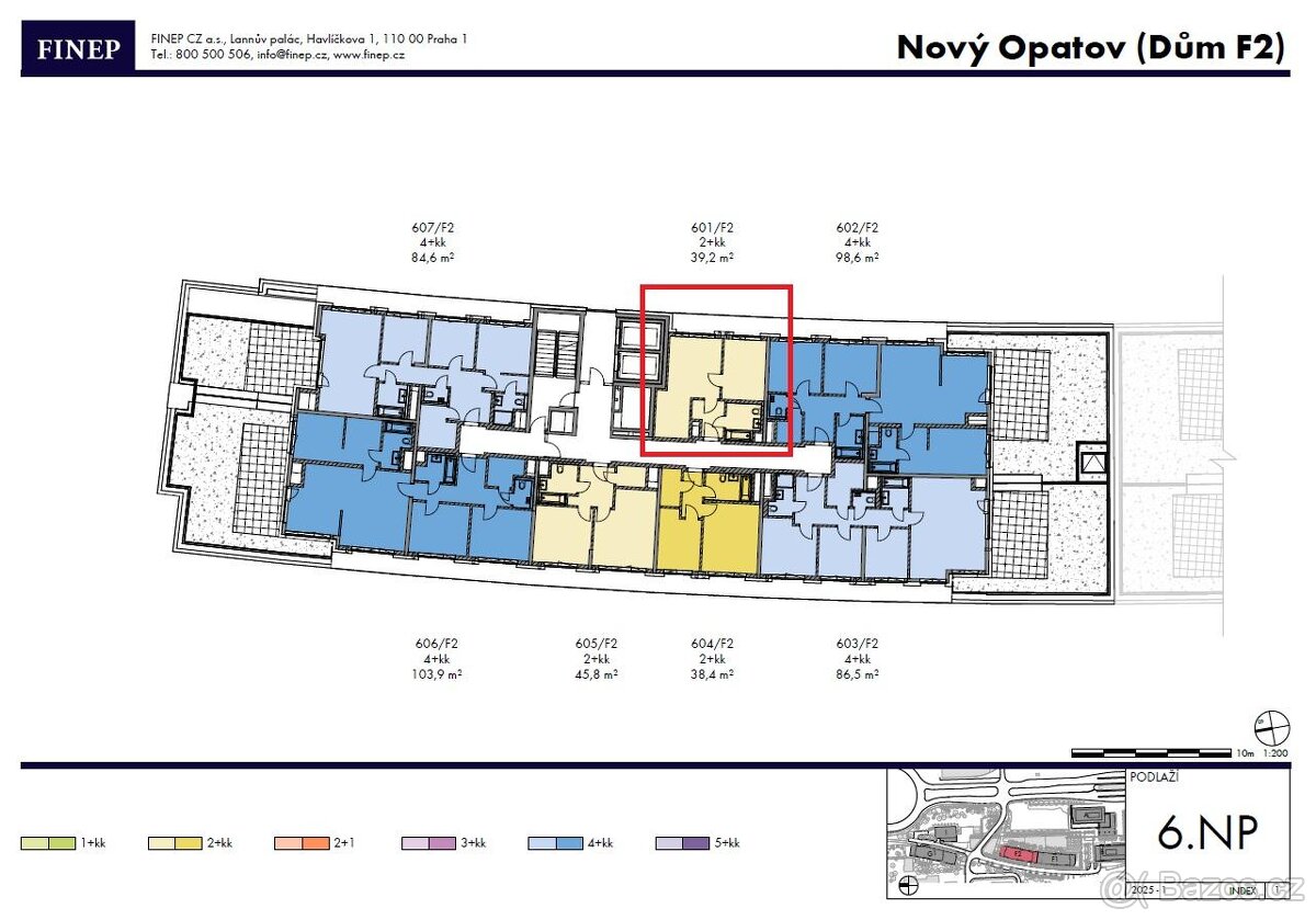 Prodej bytu 2+kk - 6