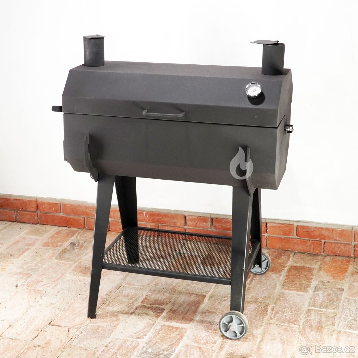 Gril na kýtu, kuřata G450 Braver se zadním topeništěm, jehla - 6