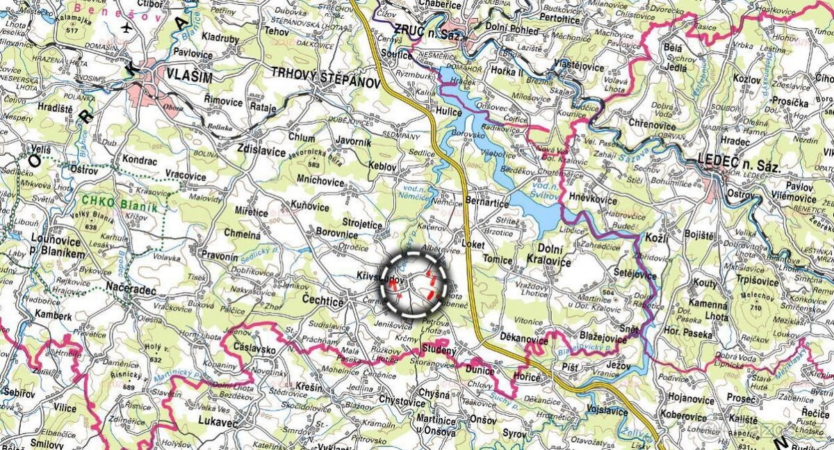 Zemědělská půda, prodej, Křivsoudov, Benešov - 6