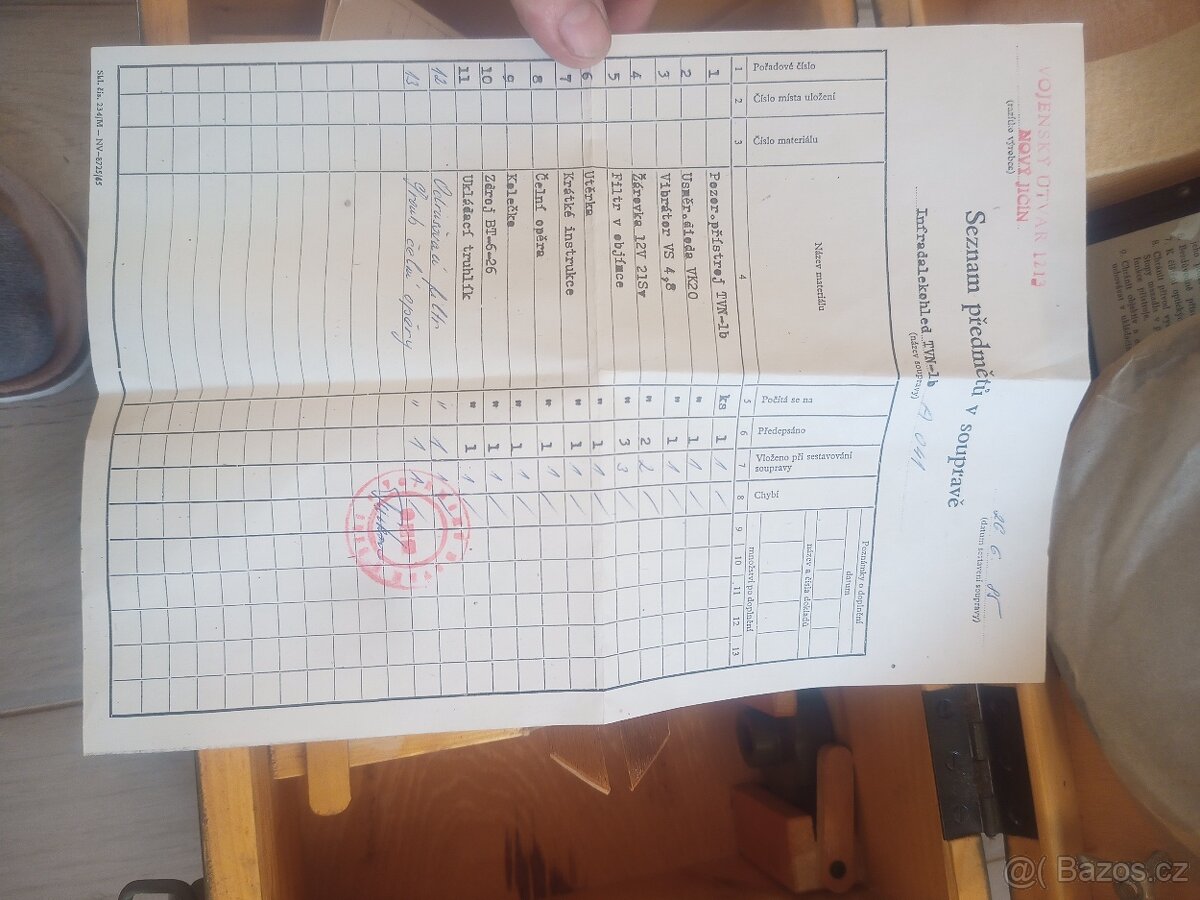 Prodam noční infrahled do tanku TVN 1b - 6