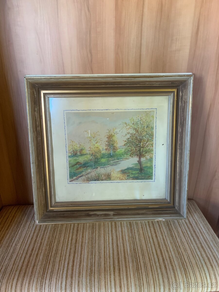 Prodám set obrazů různého formátu a techniky - 6