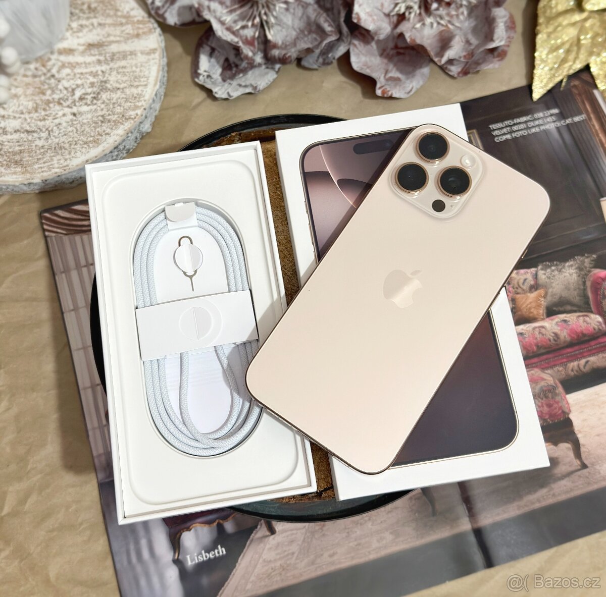 Apple iPhone 16 Pro Max 256GB Desert Titanium Perfektní stav - 6