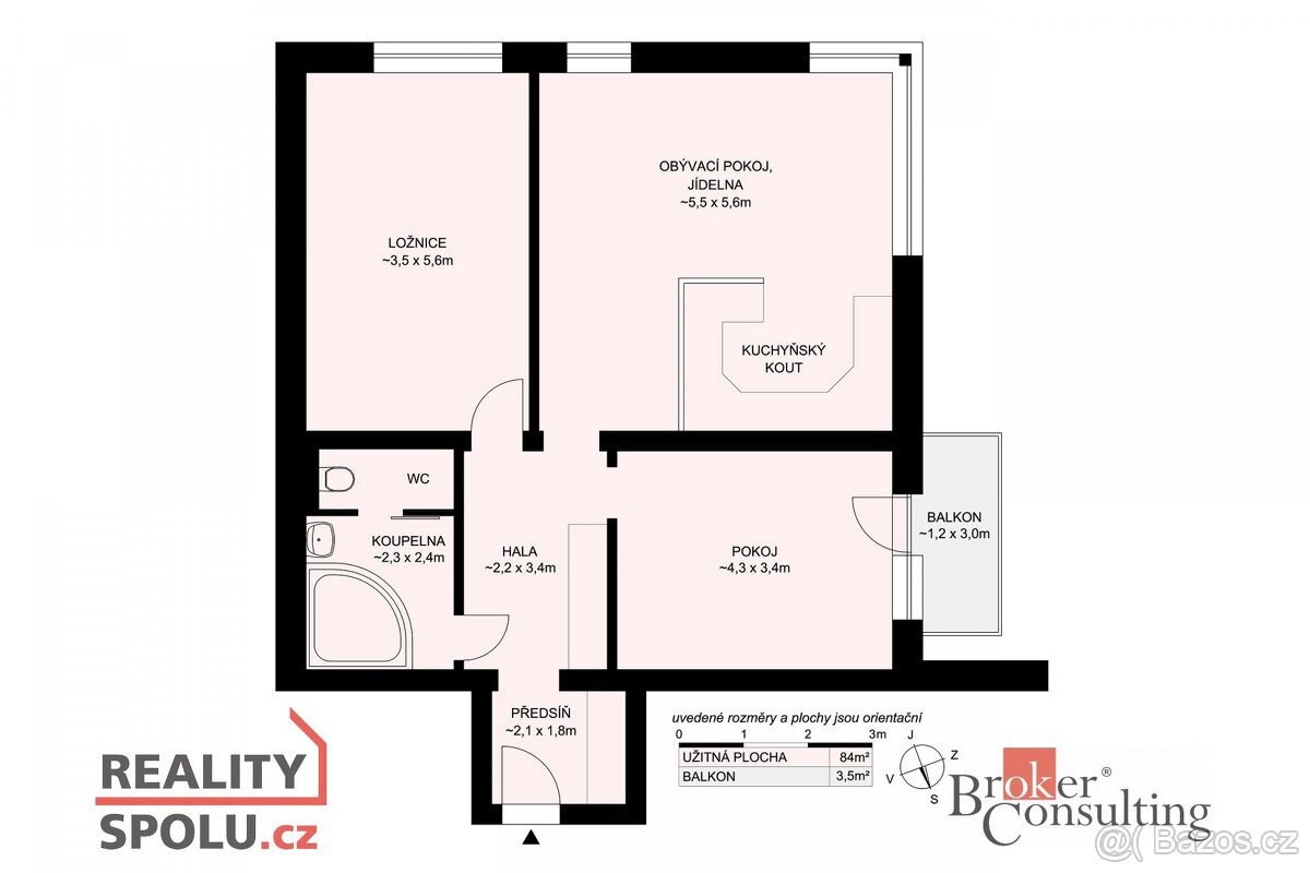 Prodej, byty/3+kk, 86 m2, Domanovická 2479, Újezd nad Lesy, - 6