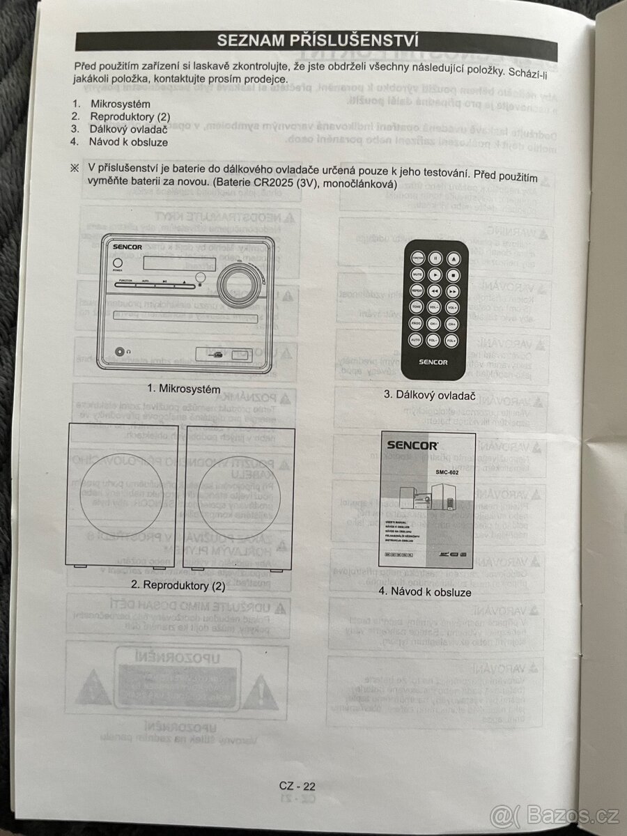 🎶 Sencor mikrosystém s CD a USB - 6