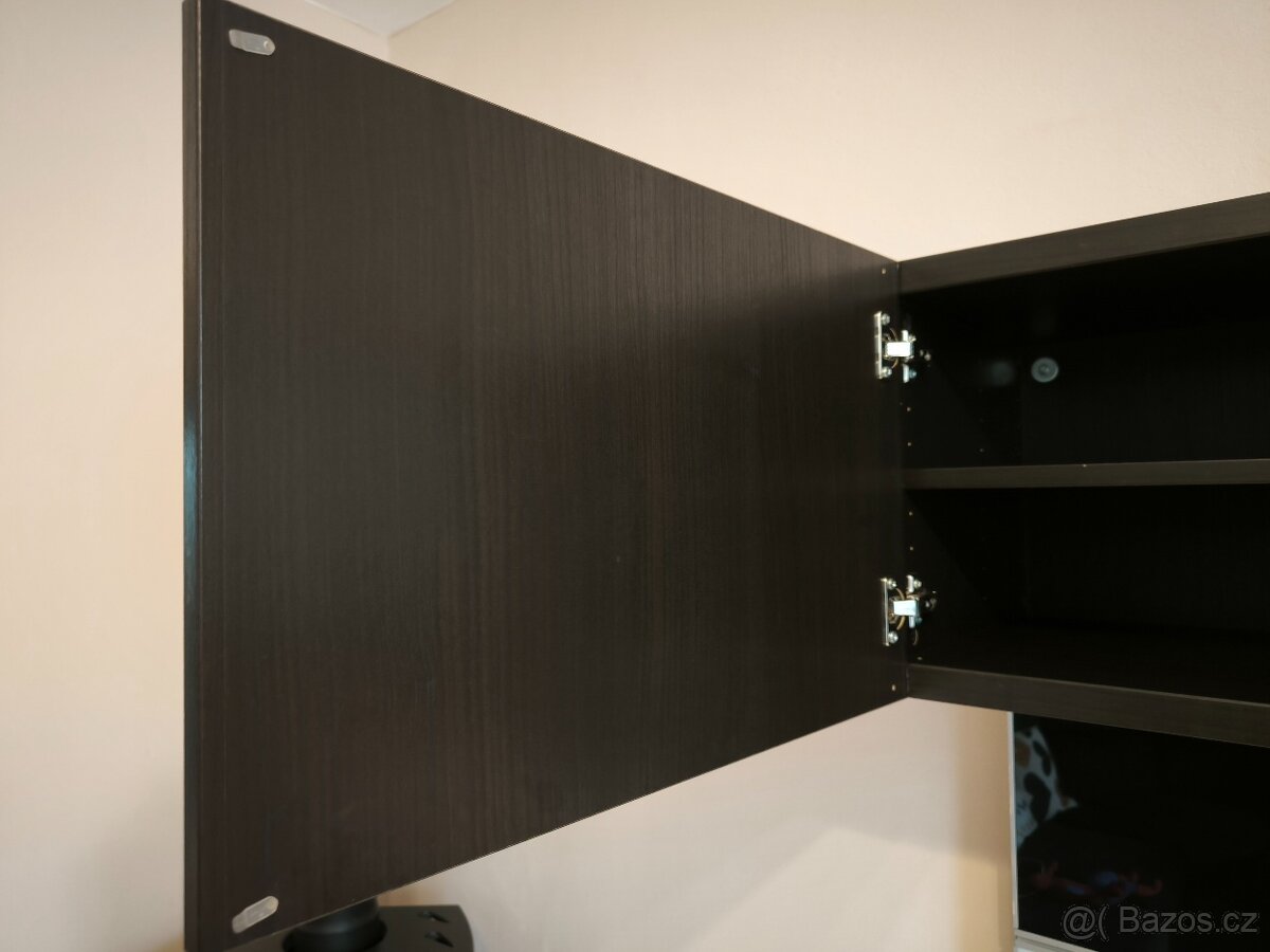 IKEA BESTA TV stěna s držákem TV+ LED osvětlení - 6