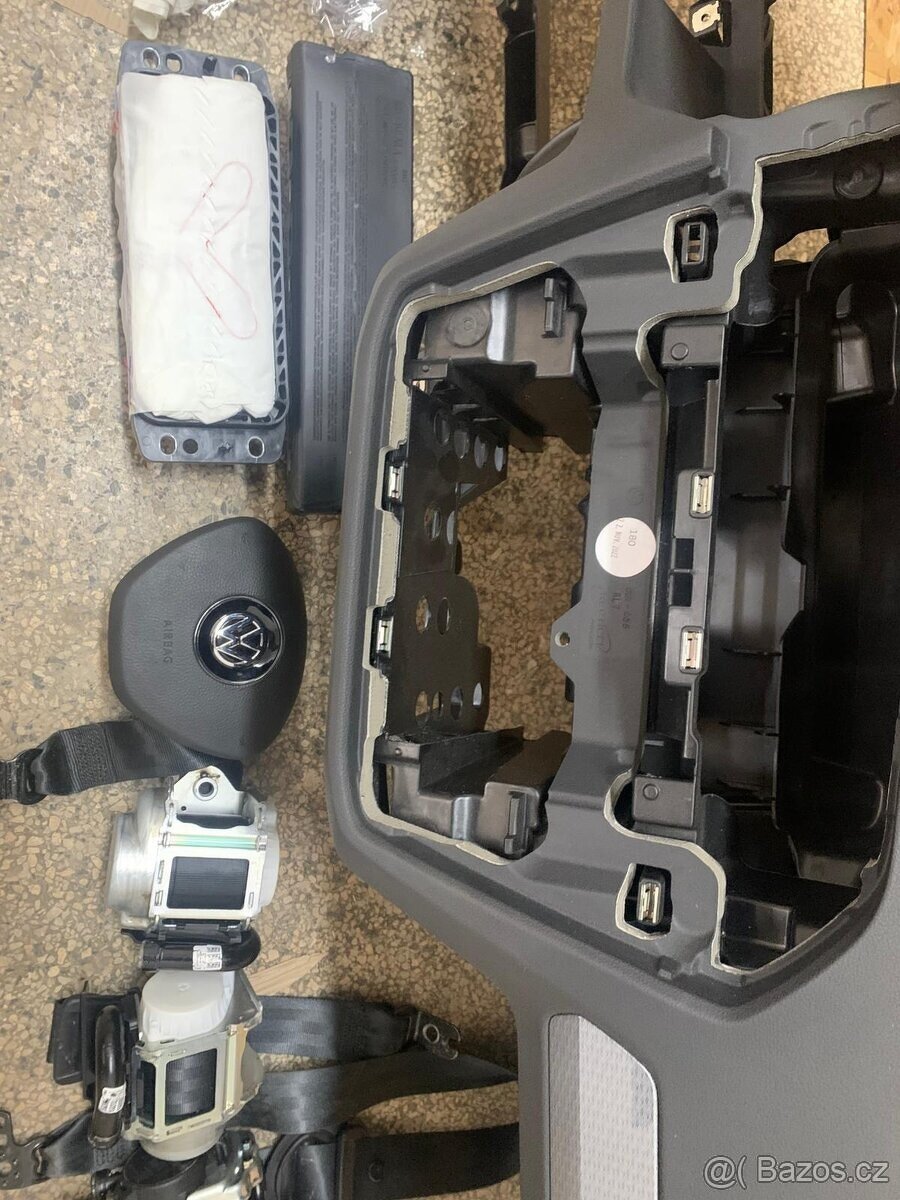 Airbagová sada Volkswagen Tiguan, s originální deskou - 6