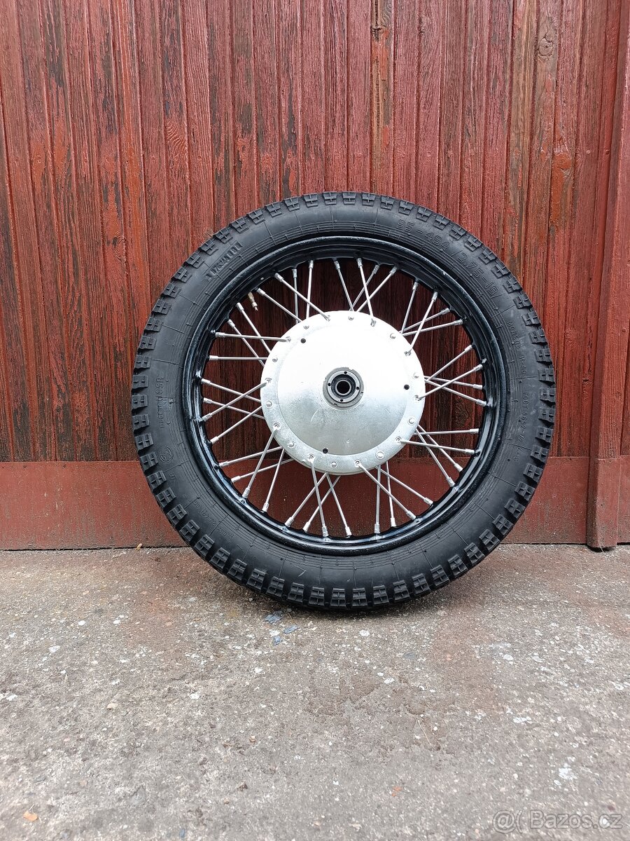 Pneu 3.75-19 i-40 duše pásek pod duši Dněpr Ural M72 K750 - 6