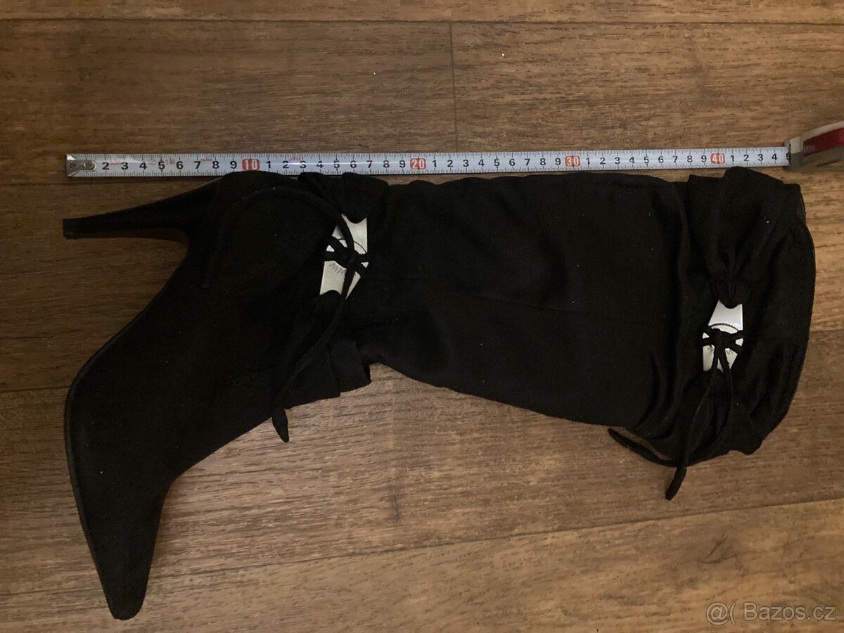 Nové semišové kozačky - 6