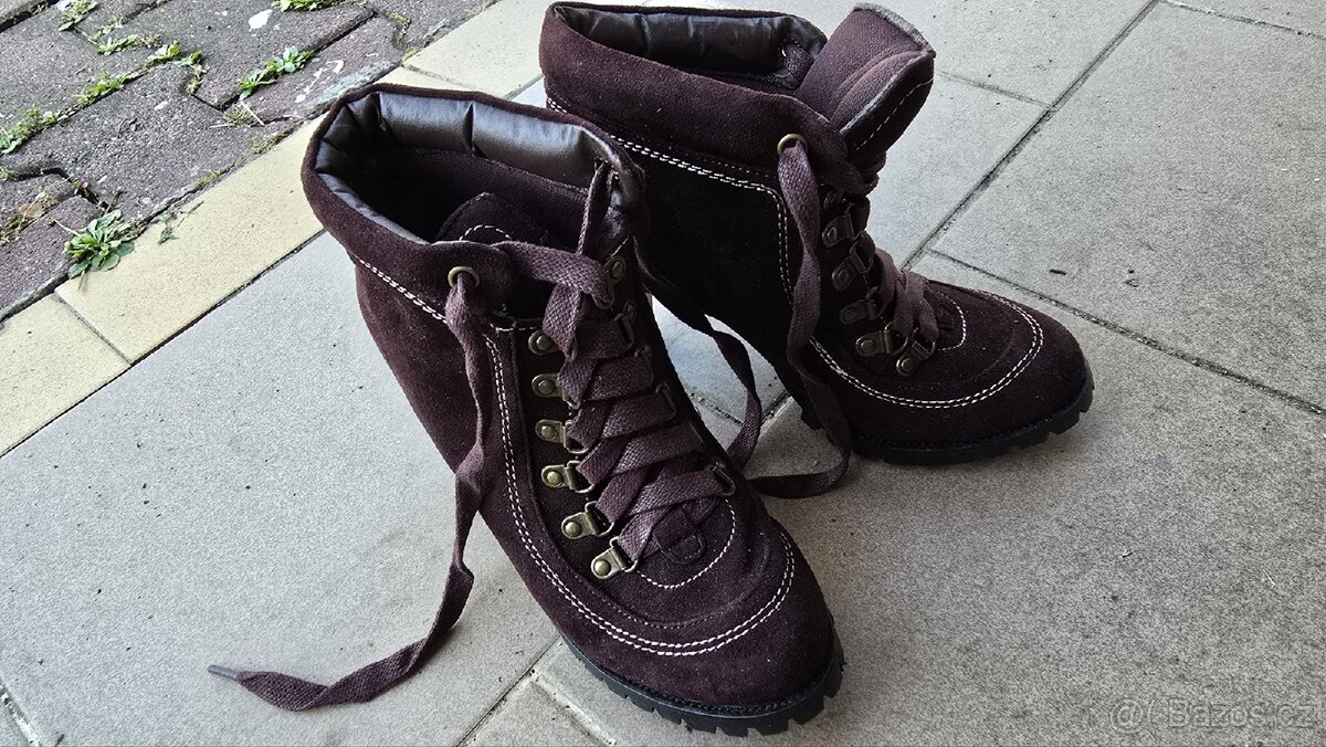 Dánské boty na podpatku - 6