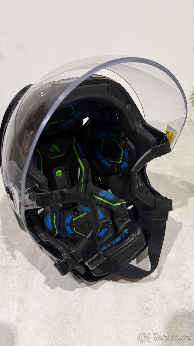 ✅ PROFI PRILBA BAUER - RE-AKT 155 - veľkosť L - BLACK ✅ - 6