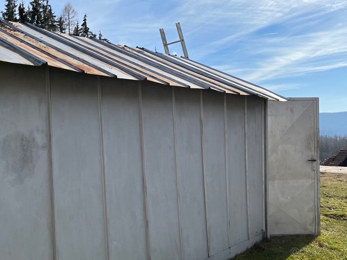 garáž plechová 5x3m - 6