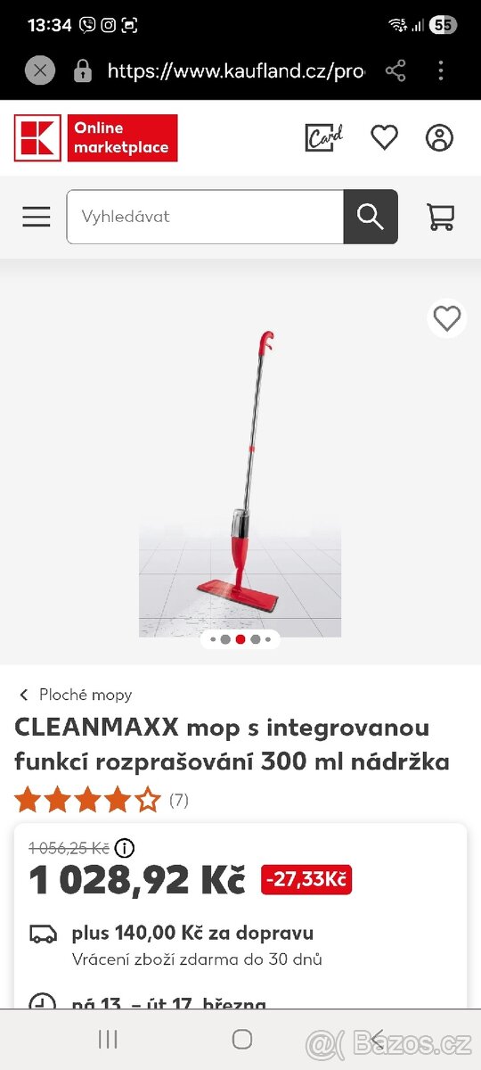 Mop s integrovanou funkcí rozprašování - 6