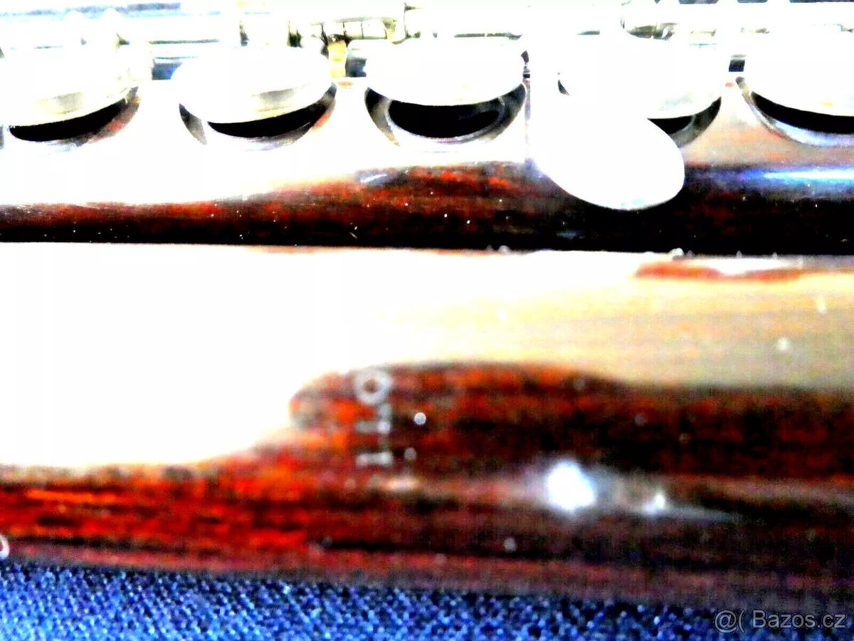 Historic fletna z palisandru Isidor Thomas L kolem roku - 6