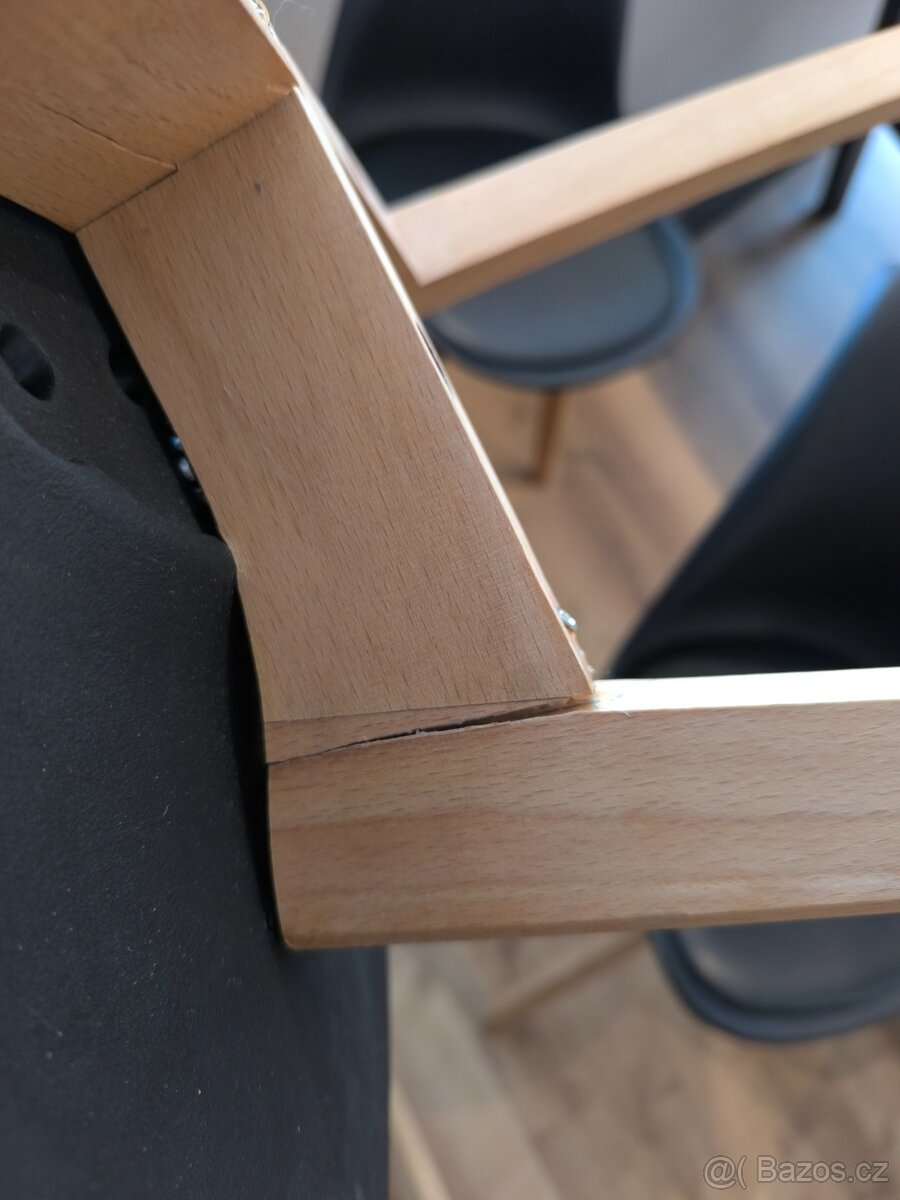 Jídelní židle černé. - 6