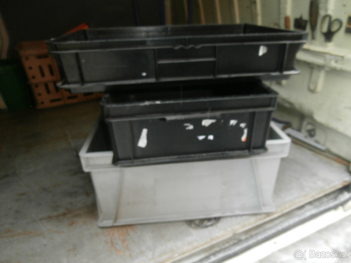 Přepravky plastové plná ukládací boxy od 100 kč - 6