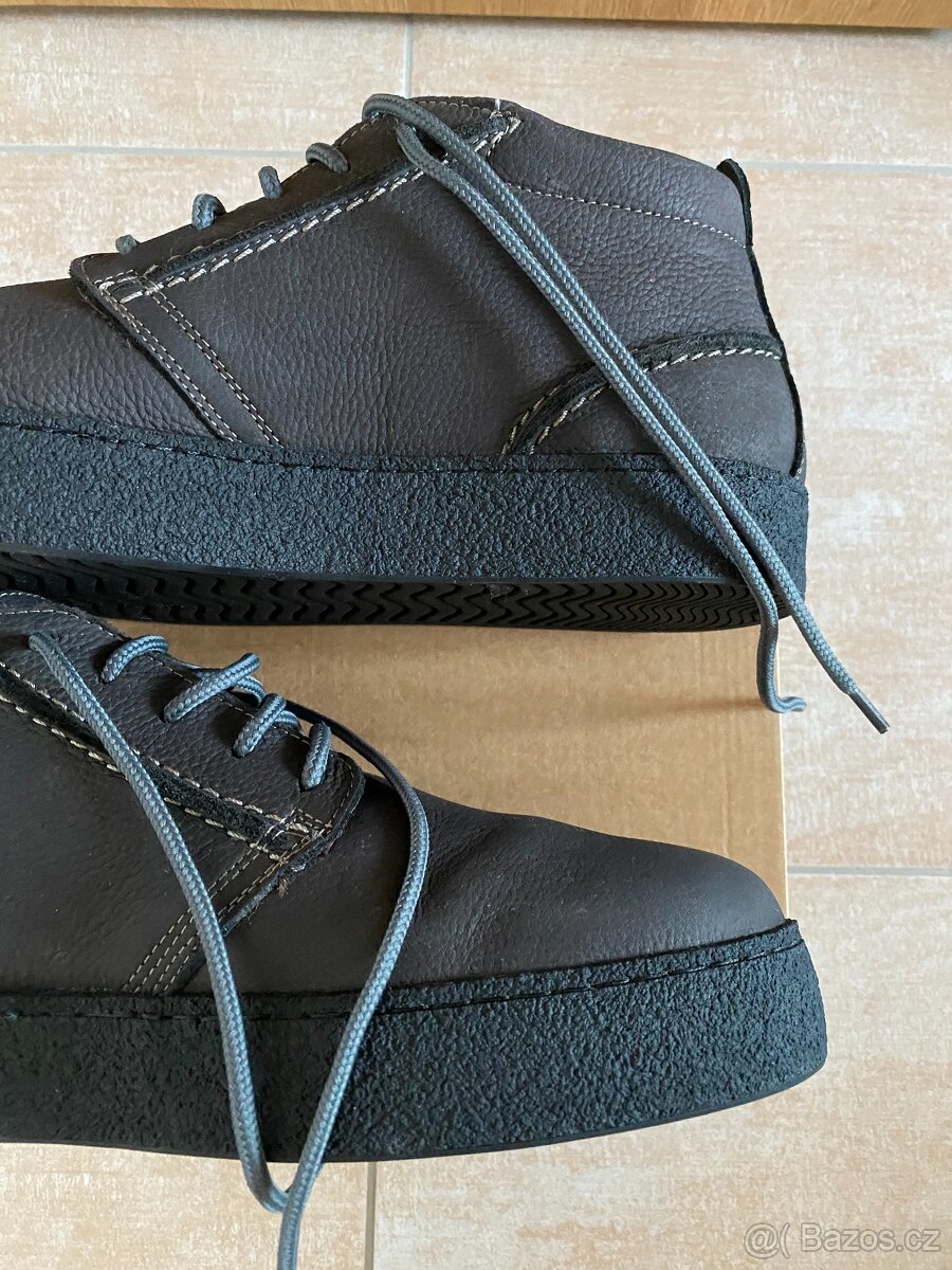 Nové pánské kožené zimní boty Baťa s kožichem - č. 44 - 6