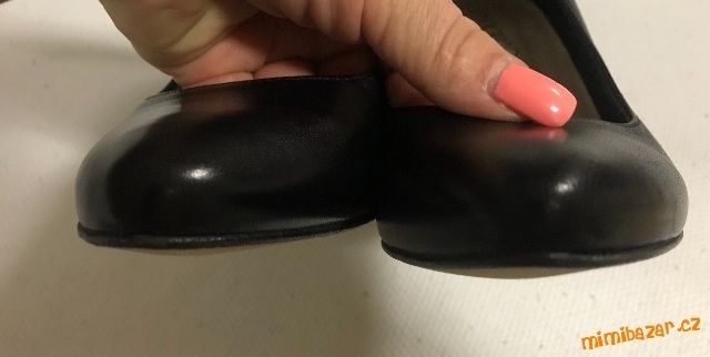 Kožené lodičky, střevíce Lasocki, černé - 6