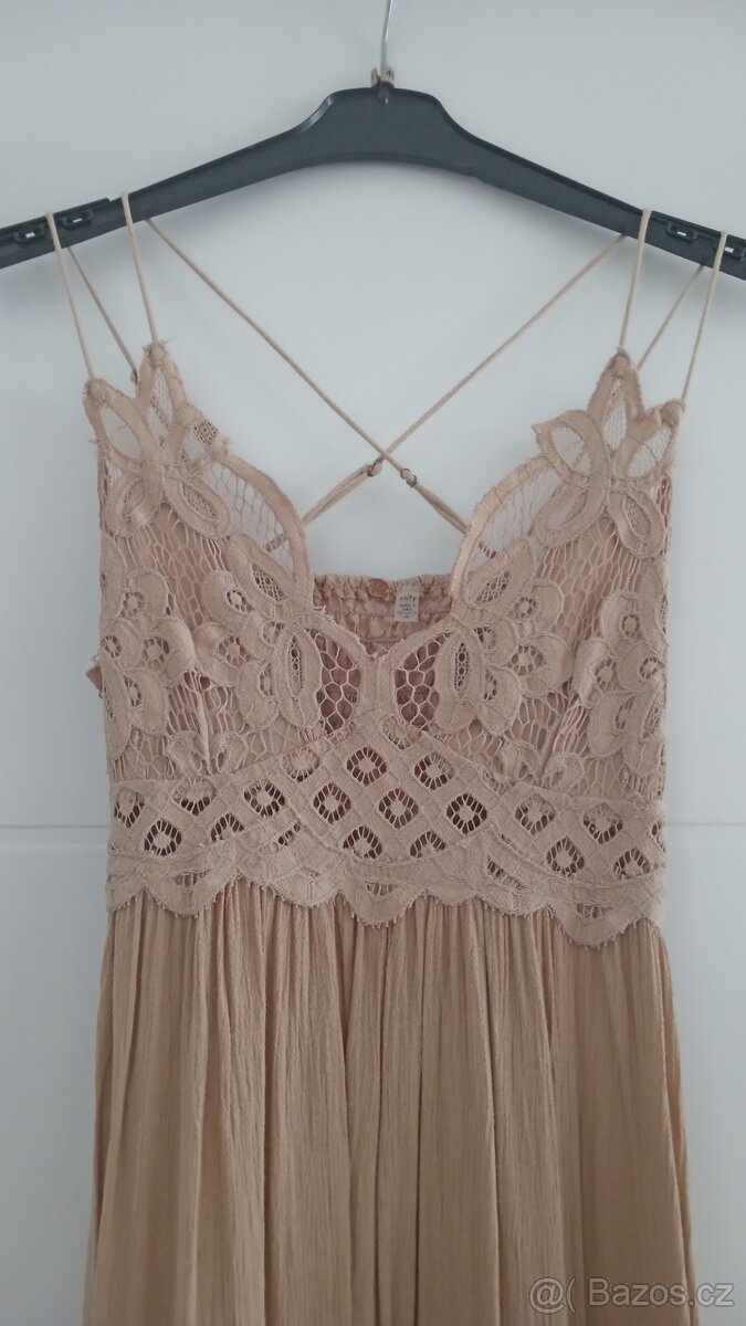 Letní hnědé šaty - 6