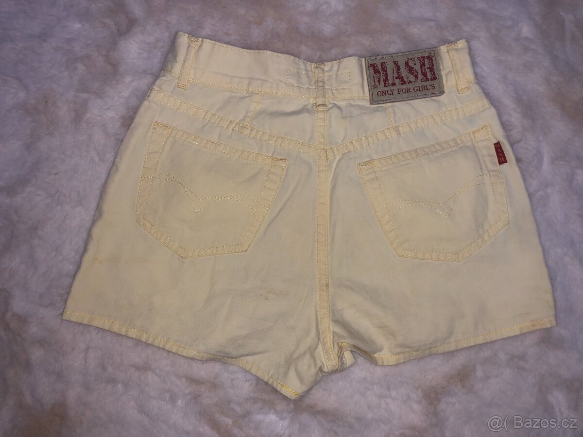 kratasy# sortky# zlute # bavlnene # mash - 6