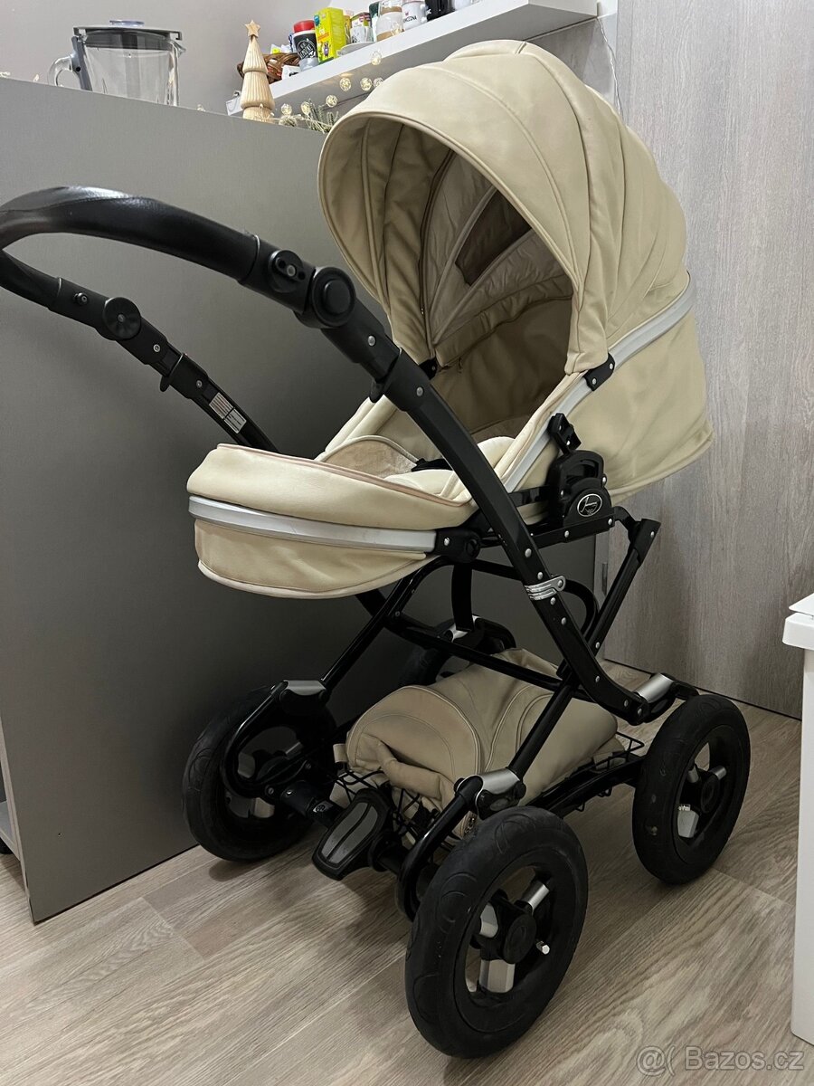 Kočárek Junama sportovní beige/béžový, 3 v 1 - 6