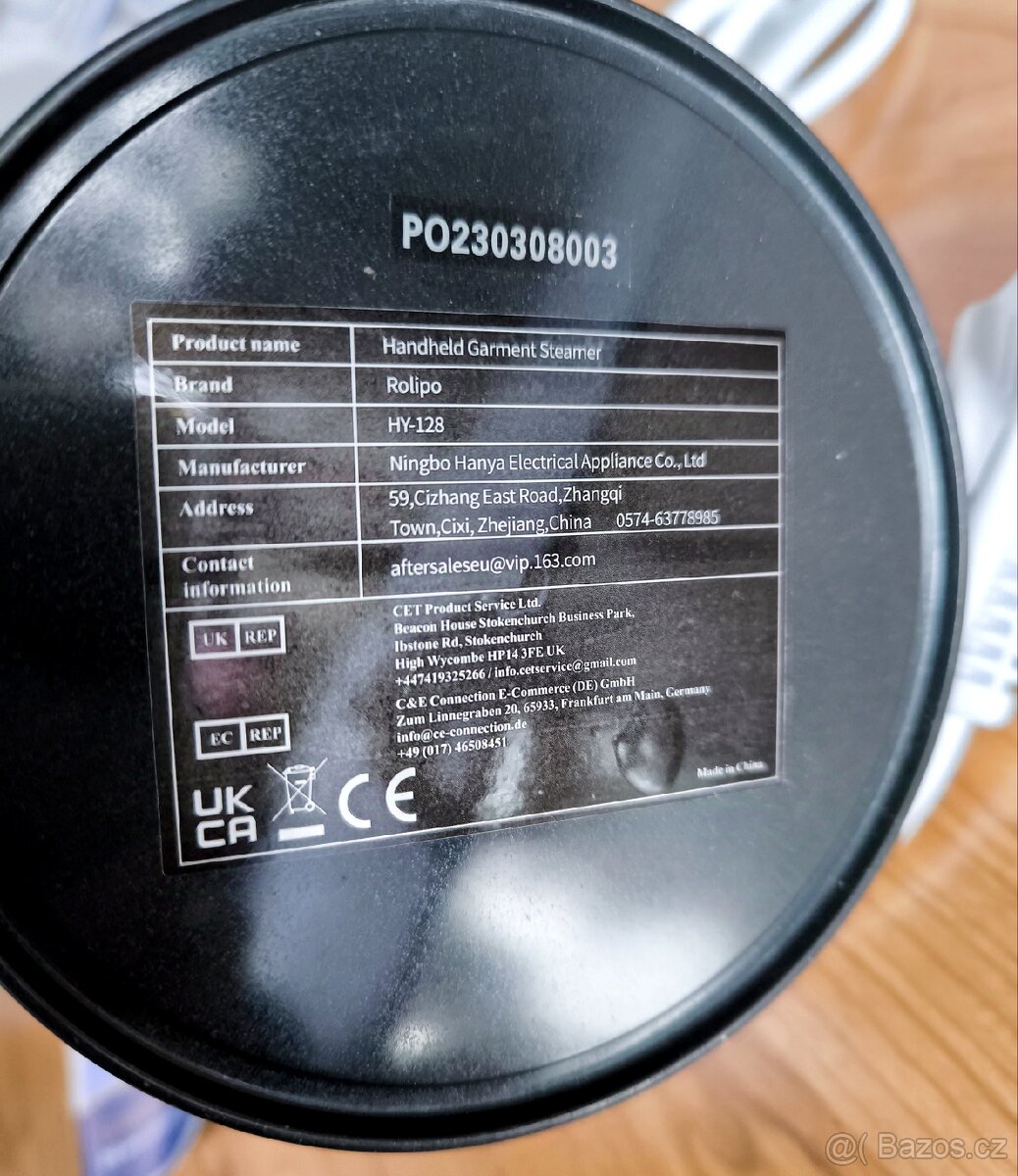 Ruční napařovač oděvů Rolipo HY 128 - 6