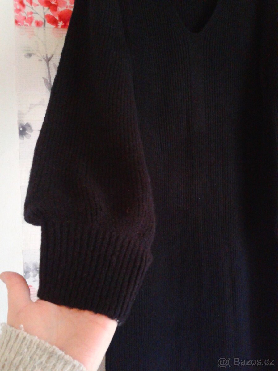 Teplé pletené midi šaty 38/42 - 6