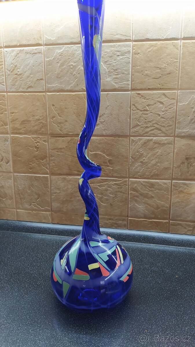 Váza velká modrá - 6