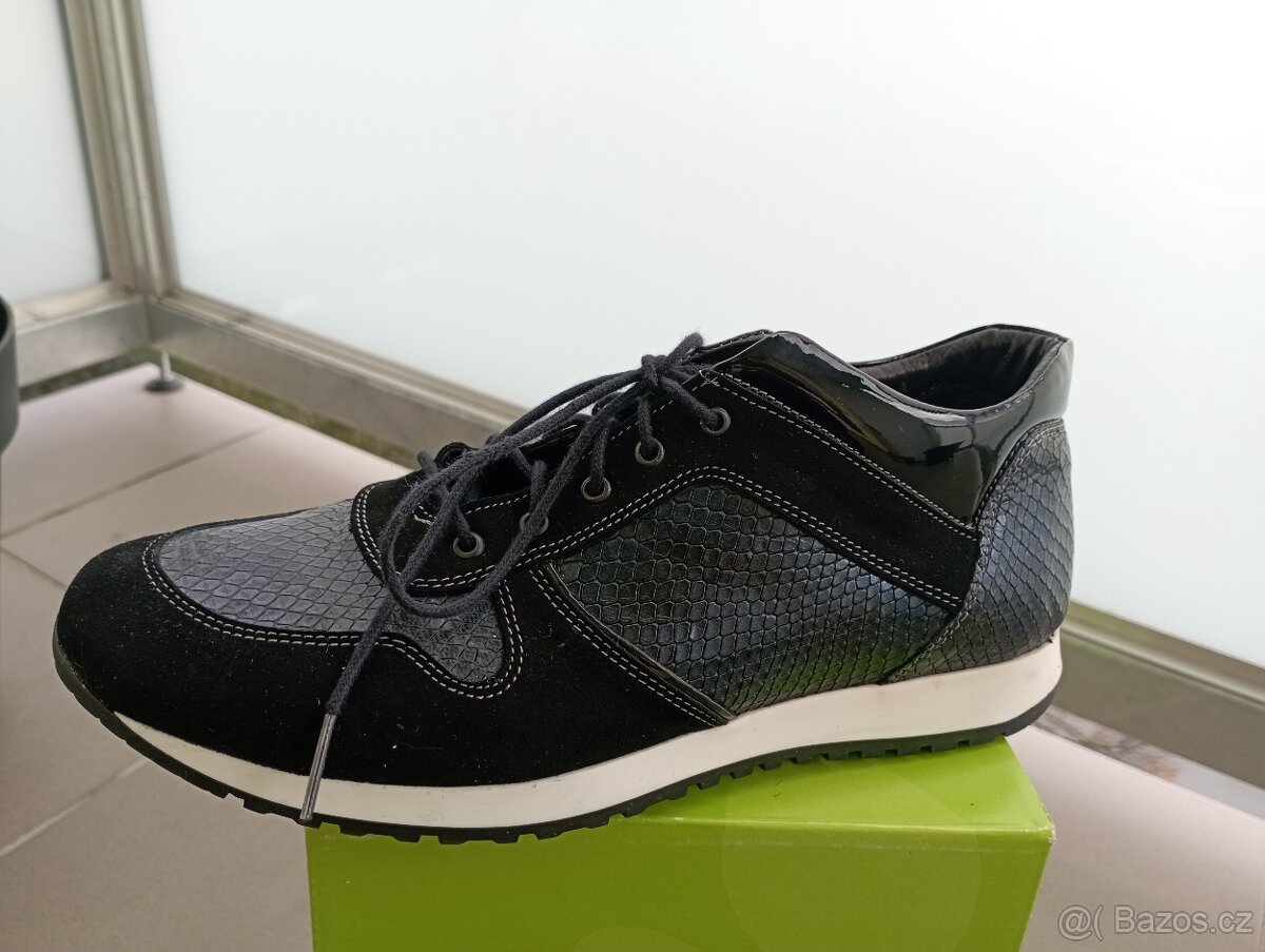 Dámské kožené polobotky - 6