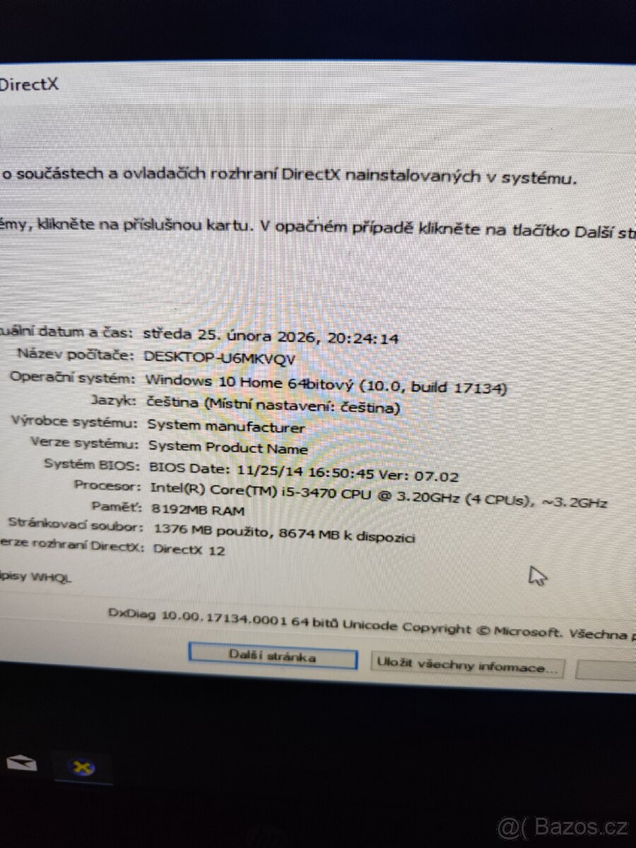 Počítač i5/gtx1050/8gb/ssd - 6