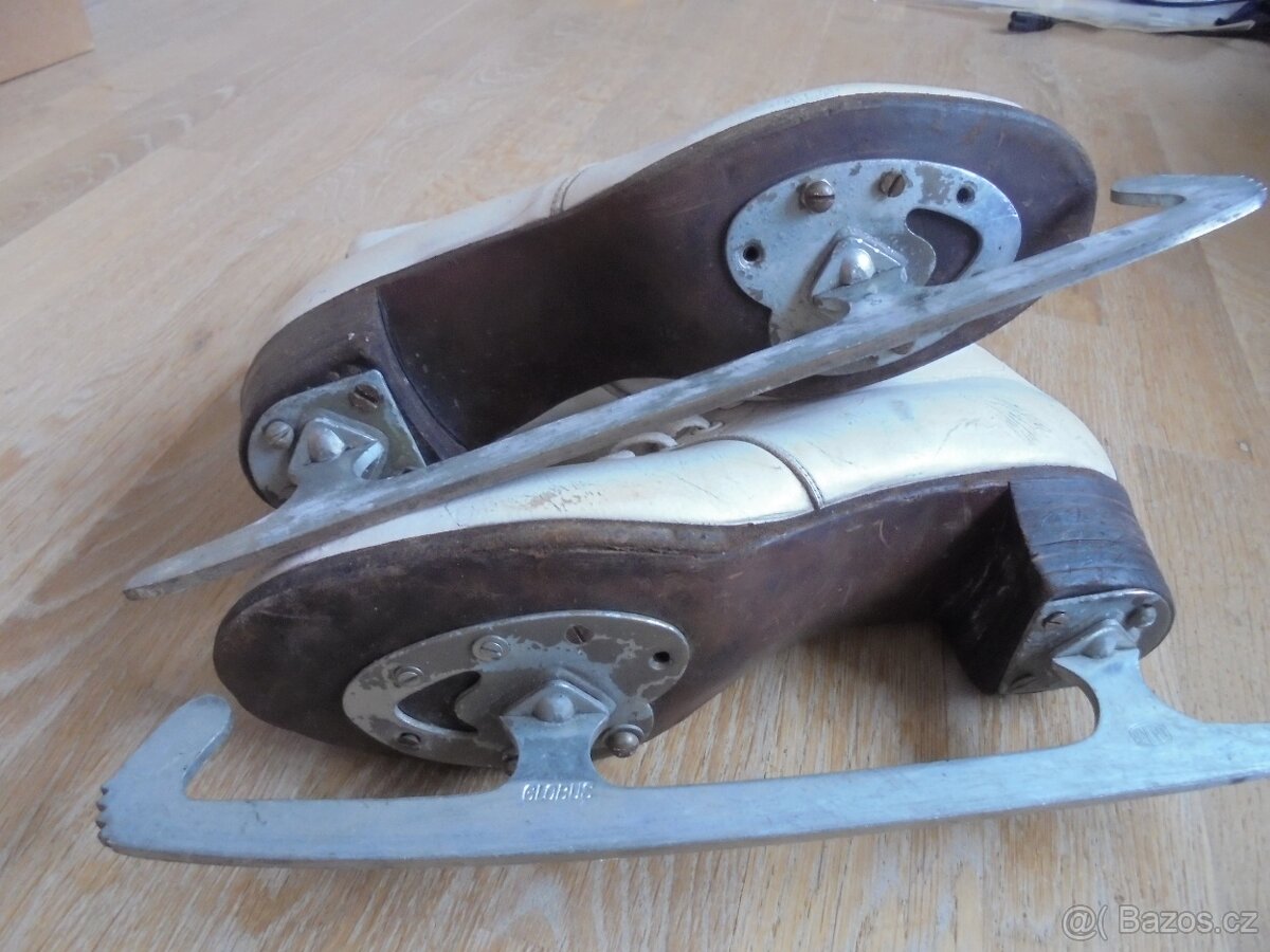 dámské kožené brusle na led vel. 38-39 - 6