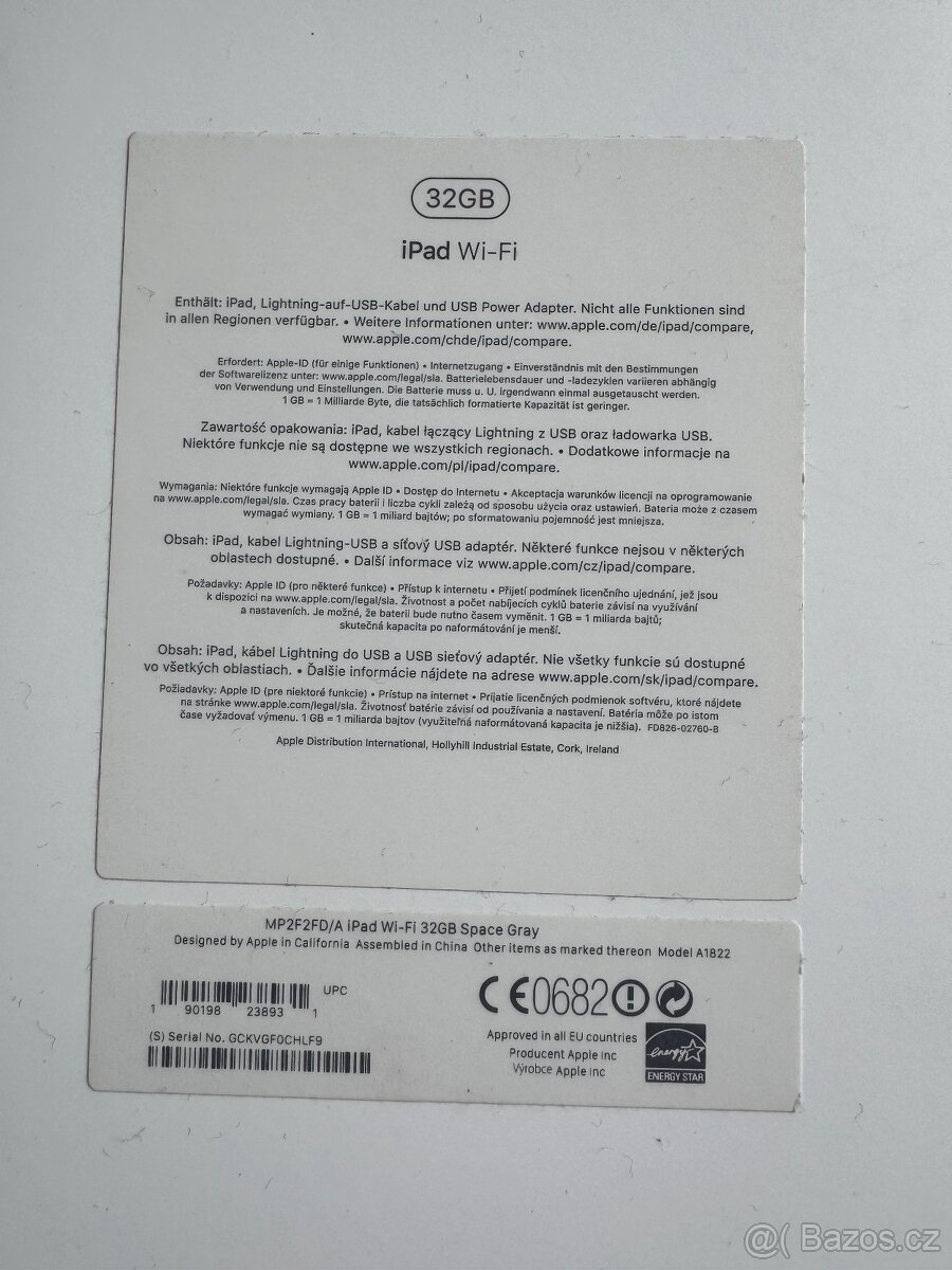 Apple iPad Wi-Fi 32 GB Space Gray - 6