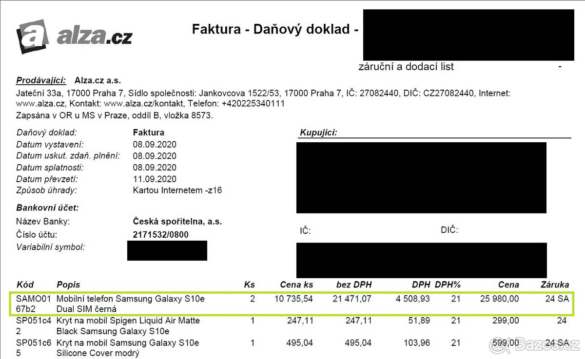 Samsung Galaxy S10e Dual SIM černá - 6